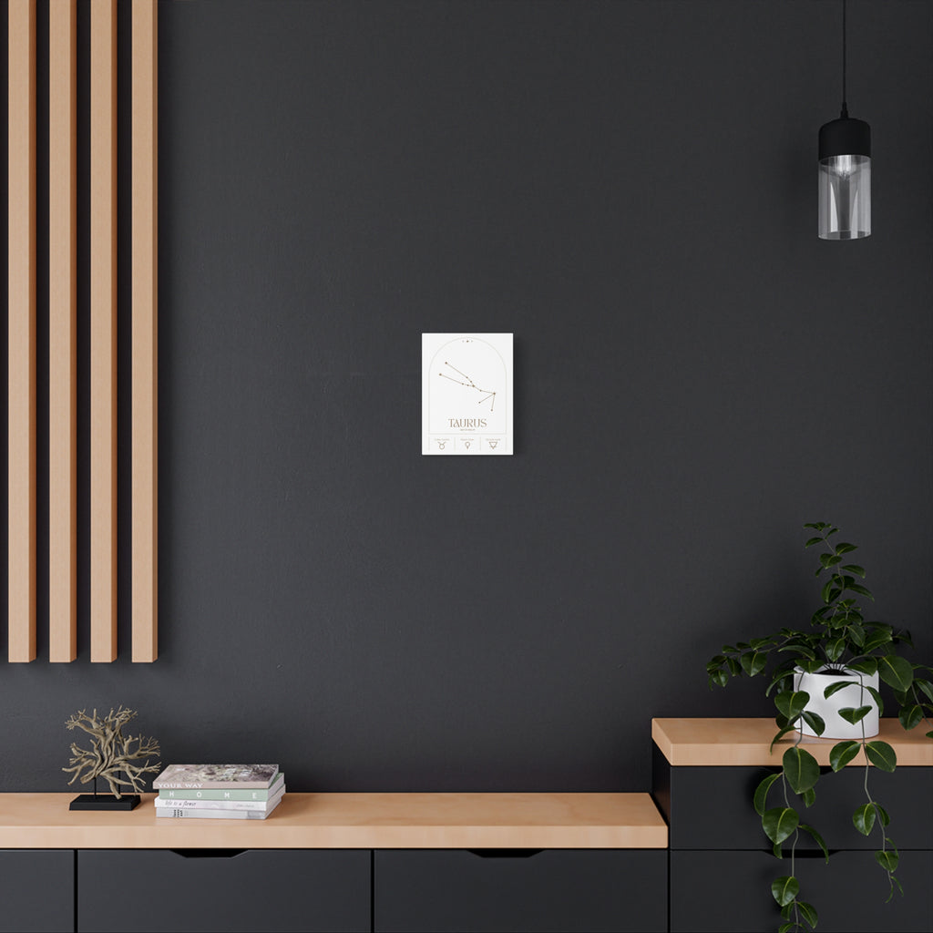 Taurus Zodiac Canvas – Earthy & Grounded Vibes