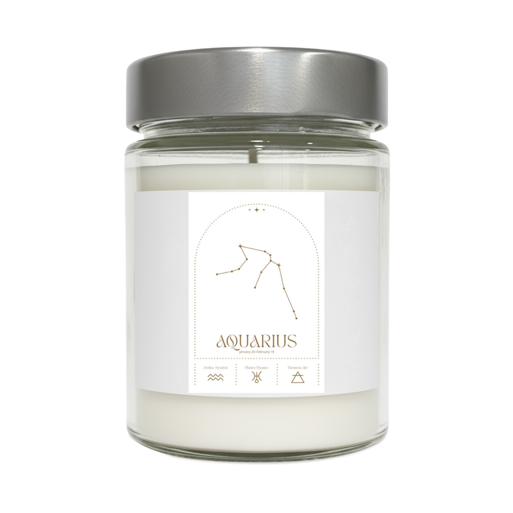 Zodiac Candle - Aquarius, 9oz