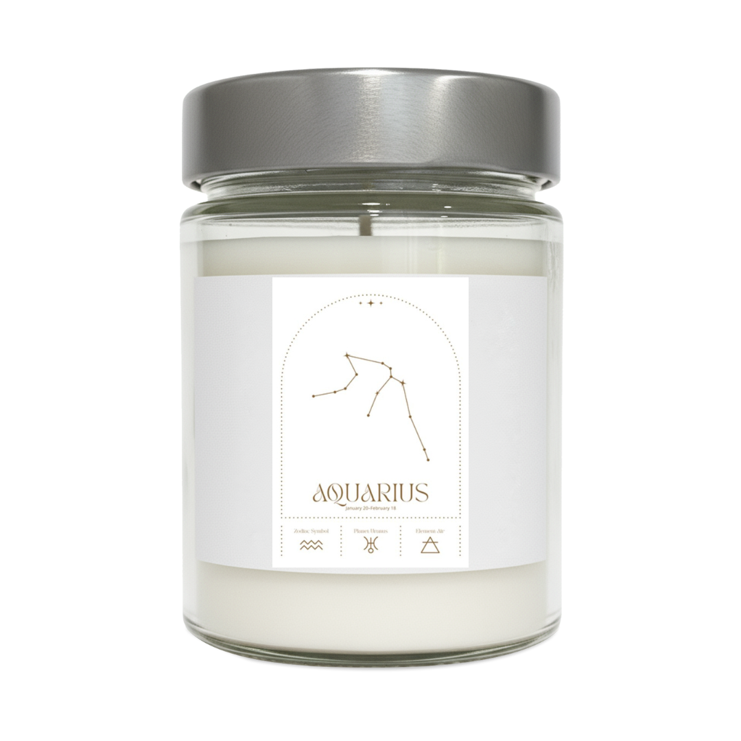 Zodiac Candle - Aquarius, 9oz