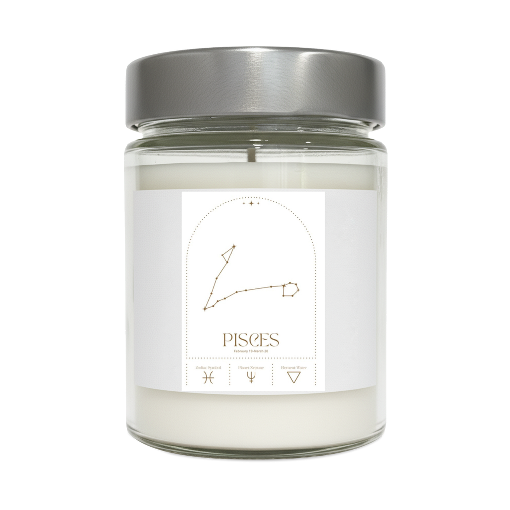 Zodiac Candle - Pisces, 9oz