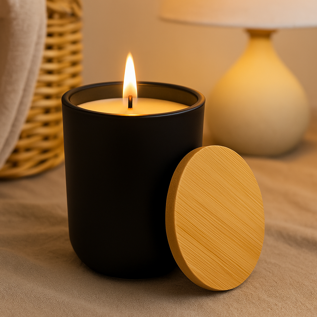 Scented Soy Candle, 14oz ("Never regret anything that made you smile." — Mark Twain)