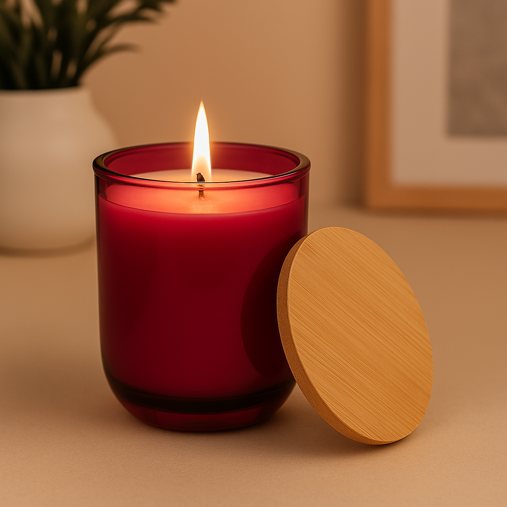 Scented Soy Candle, 14oz ("Never regret anything that made you smile." — Mark Twain)