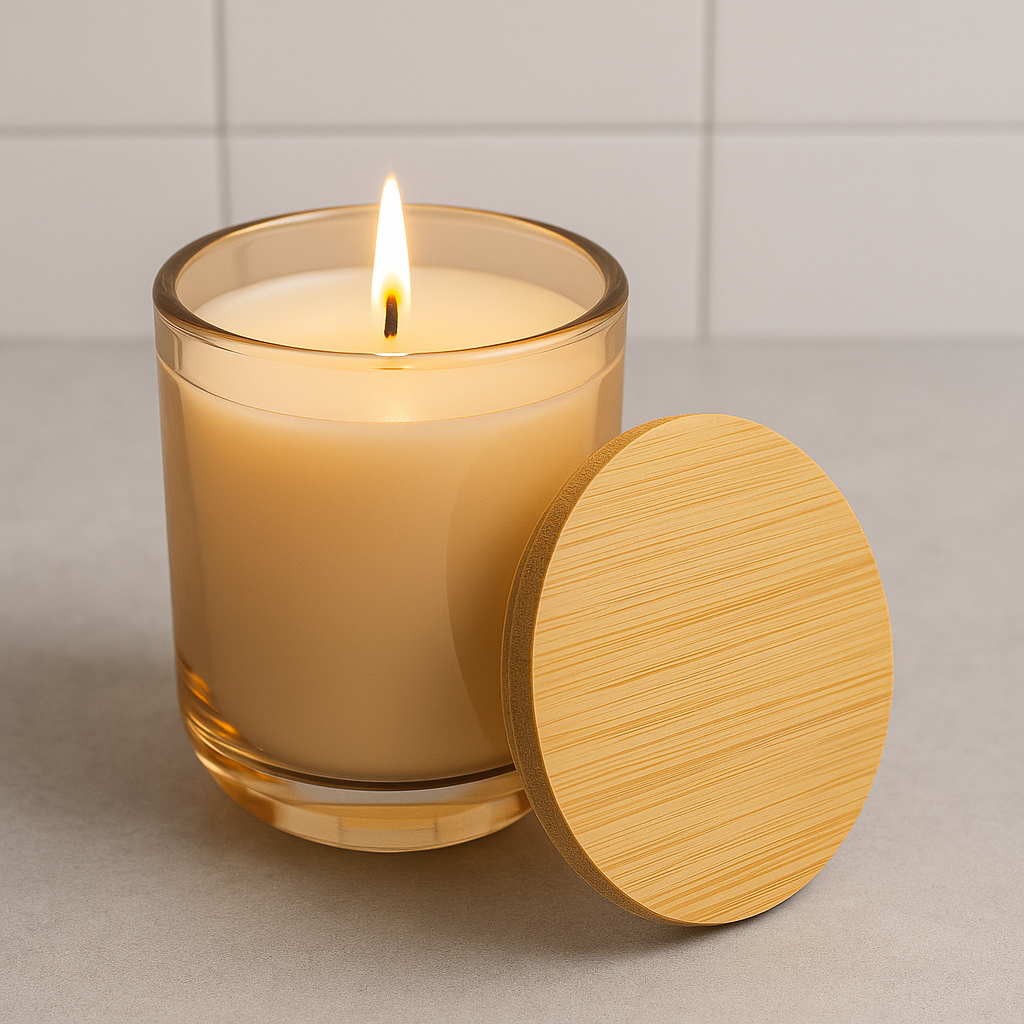 Scented Soy Candle, 14oz ("Never regret anything that made you smile." — Mark Twain)