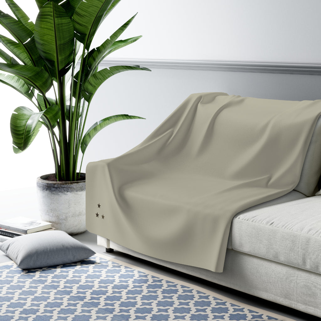 Sherpa Fleece Blanket "Tripple Star"