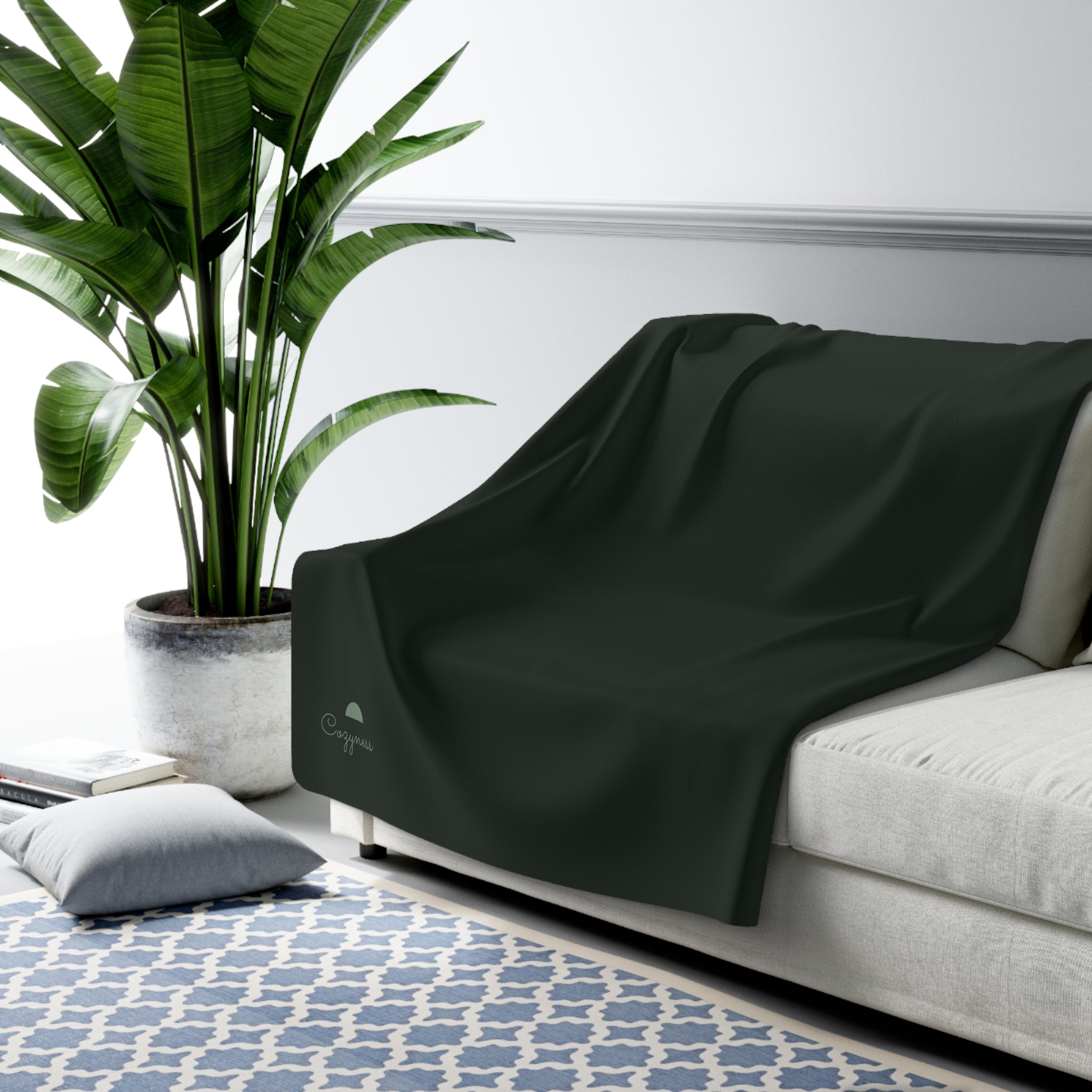 Sherpa Fleece Blanket "Cozyness"