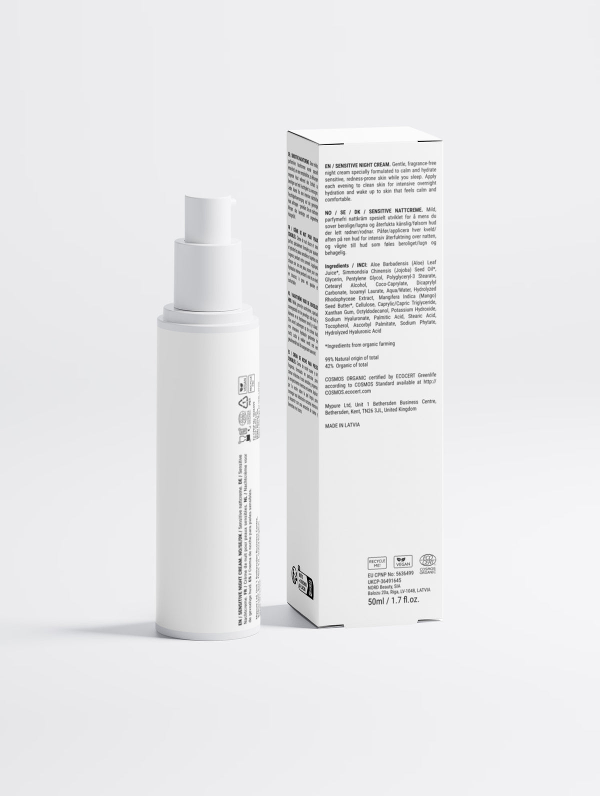 Overnight Cream, Fragrance Free (Sensitive Skin)