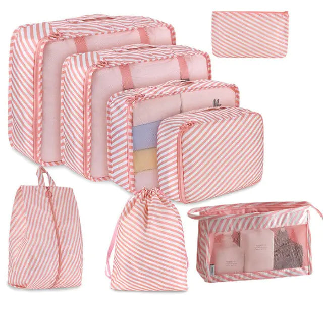 8Pcs/set Large Capacity Travel Organizer