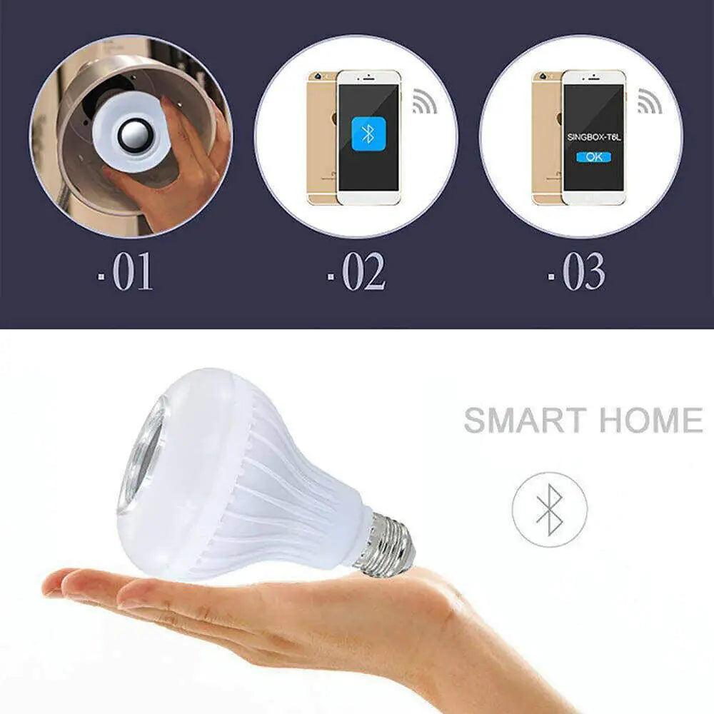 Smart Light Bulb LED Music